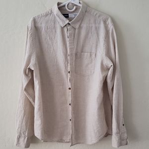 Men's Old Navy Button Up Linen Shirt